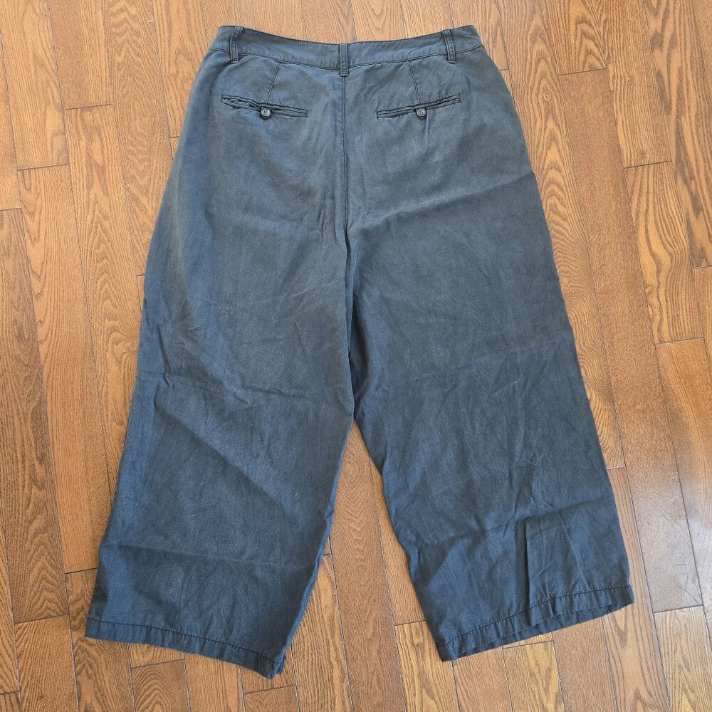 Madewell Harlow blue wide leg pants size 14P - Picture 4 of 10